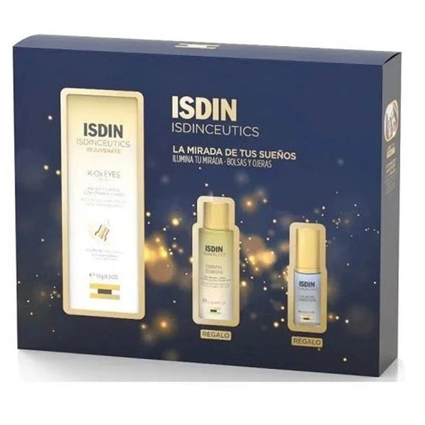 Isdinceutics K-Ox Eyes 15 ml + Regalo Essential Cleansing 27 ml Y Hyaluronic Concentrate 5 ml Pack