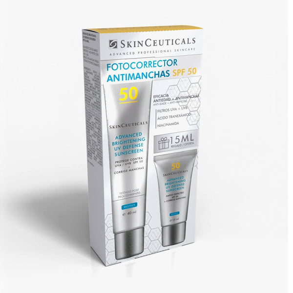Skinceuticals Spf50 Advanced Brightening UV Defense 40 ml + Regalo Skinceuticals Spf50 Advanced Brightening UV Defense 15 ml