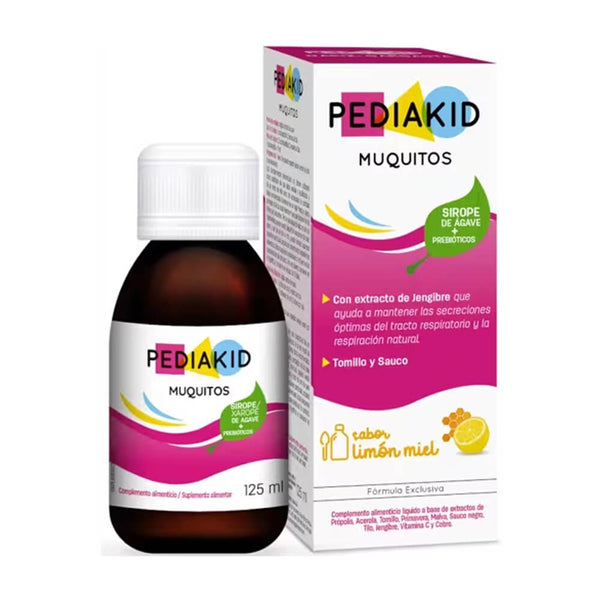 Pediakid Muquitos Jarabe Limón Miel 125 ml