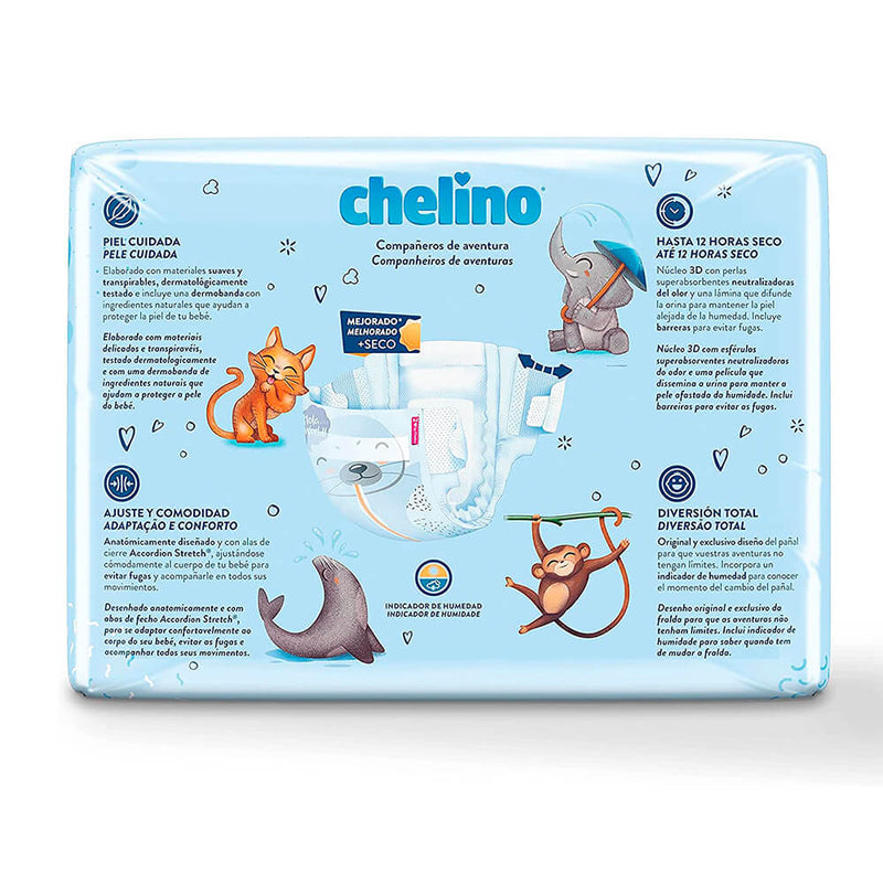 Chelino Fashion & Love Pañal T.2 3-6 Kg 28 Unidades