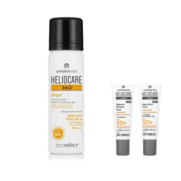 Heliocare 360° Spf 50+ Airgel 60 ml + Regalo Protector Age Fluid y Pigment Fluid 3 ml