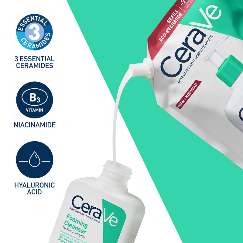 Cerave Limpiador Espumoso Refill 473 ml