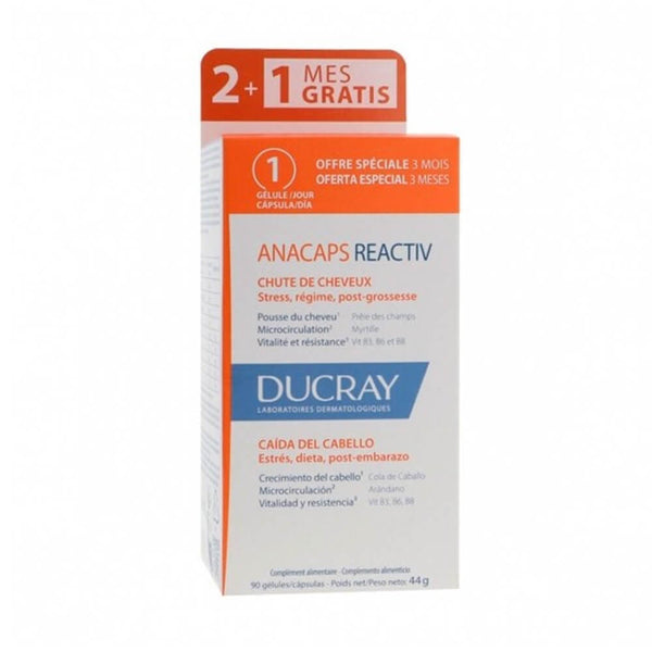 Ducray Anacaps Reactiv 30 Cápsulas Pack Triplo