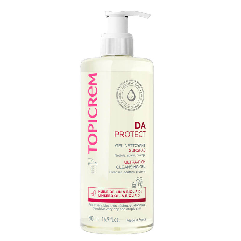 Topicrem Da Gel Limpieza Sobreengrasante 500 ml +  Regalo Topicrem Leche Hidratante 75 ml