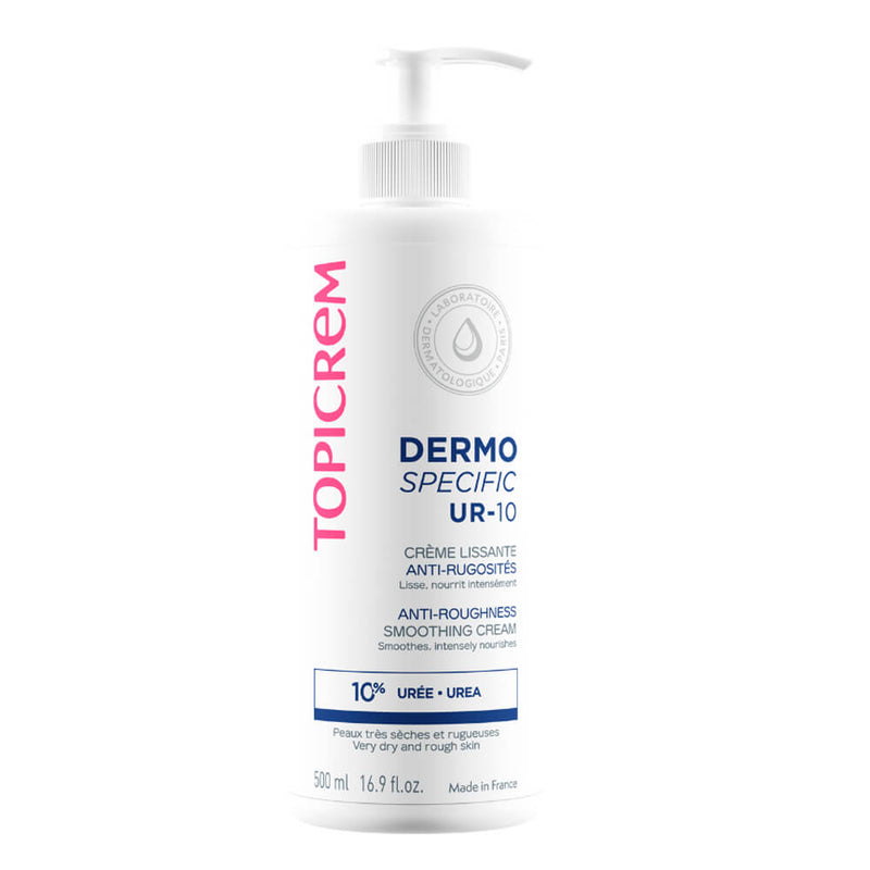 Topicrem Ur-10 Crema Alisadora Anti rugosidades 500 ml +  Regalo Topicrem Leche Hidratante 75 ml