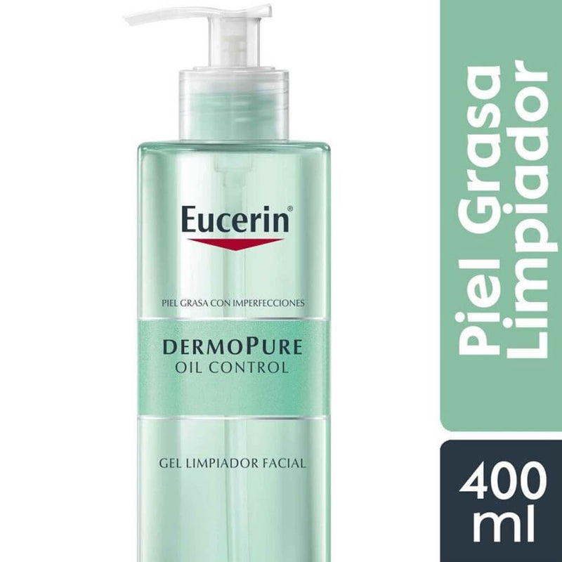 Eucerin Dermopure Oil Control Gel Limpiador Facial 400 Ml