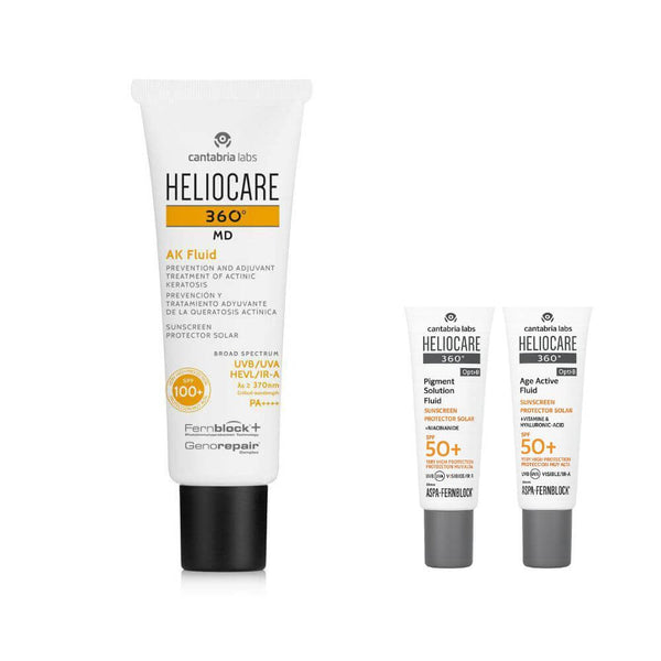 Heliocare 360° Spf 100+ Md Ak Fluid 50 ml + Regalo Protector Age Fluid y Pigment Fluid 3 ml