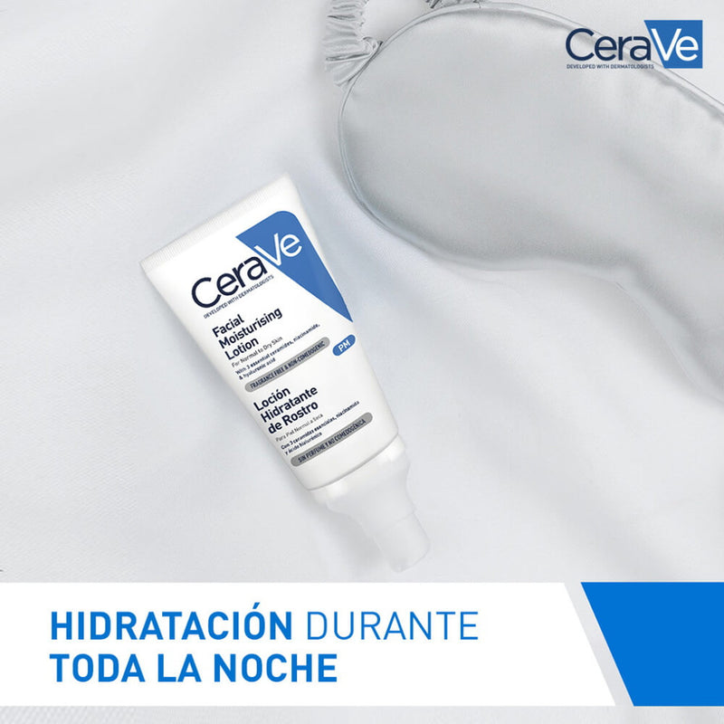Cerave Loción Hidratante Facial Piel Normal 52 ml