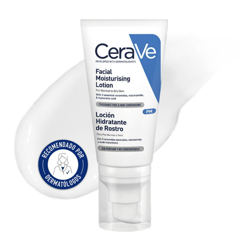 Cerave Loción Hidratante Facial Piel Normal 52 ml