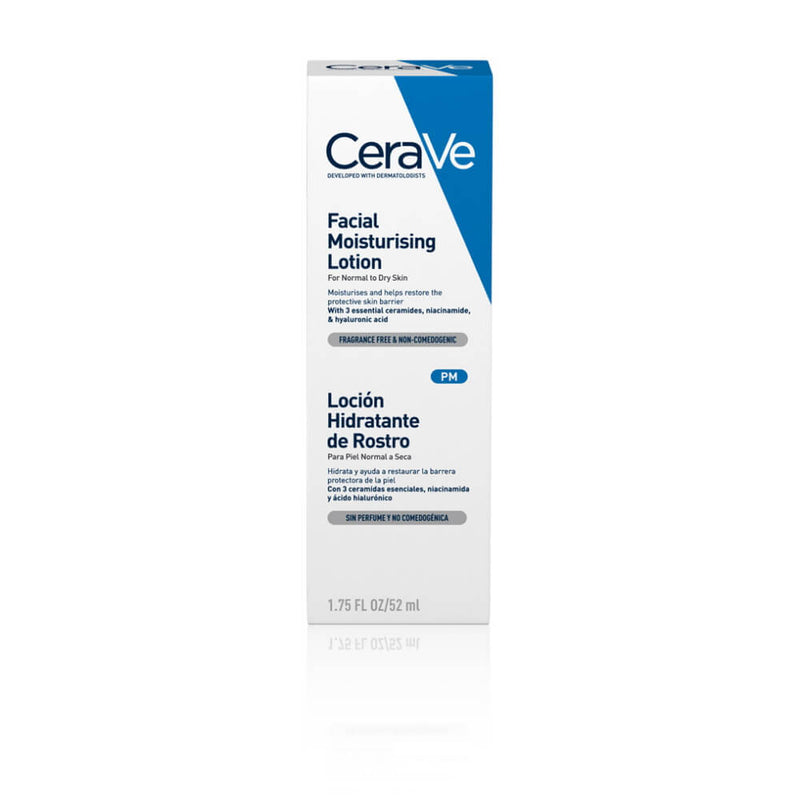 Cerave Loción Hidratante Facial Piel Normal 52 ml