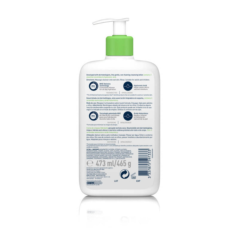 Cerave Limpiadora Hidratante 473 ml