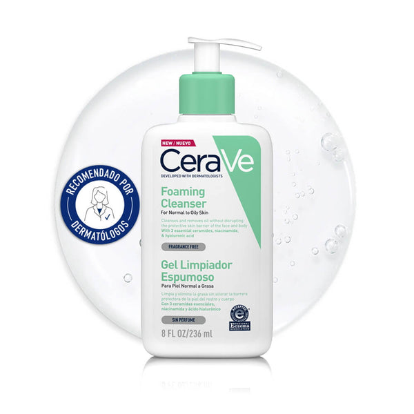 Cerave Gel Limpiador Espumoso 236 ml