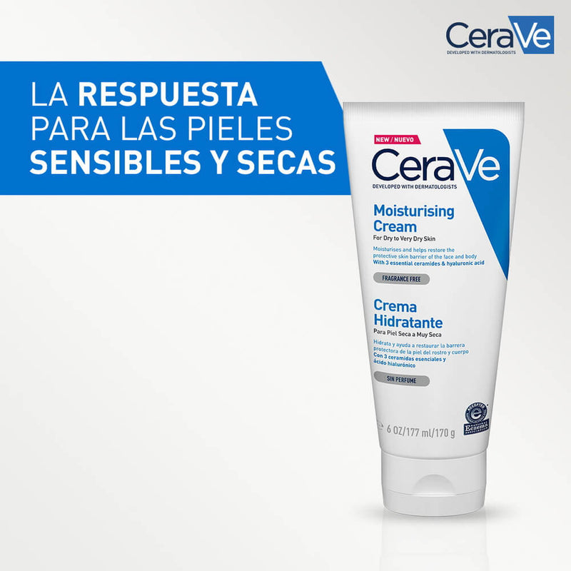 Cerave Crema Hidratante Piel Seca 170 Gr