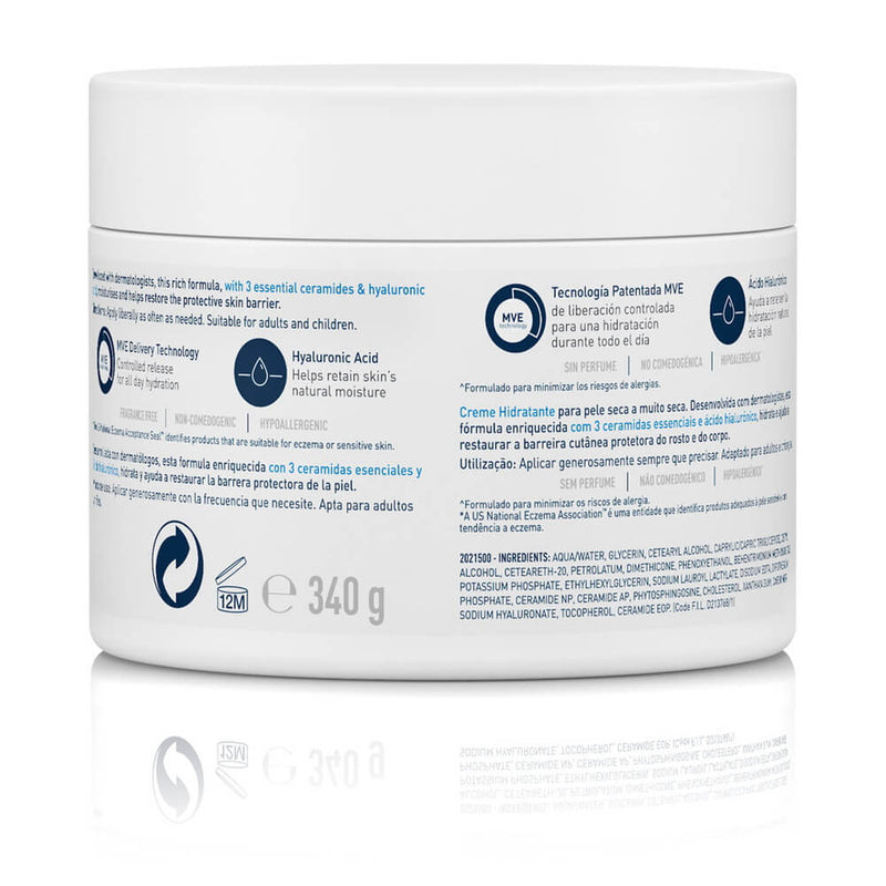 Cerave Crema Hidratante Piel Seca 340 gr