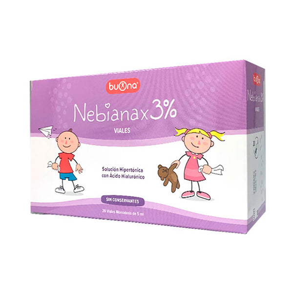 Nebianax 3% Kit 20 Viales 5 ml Viajes