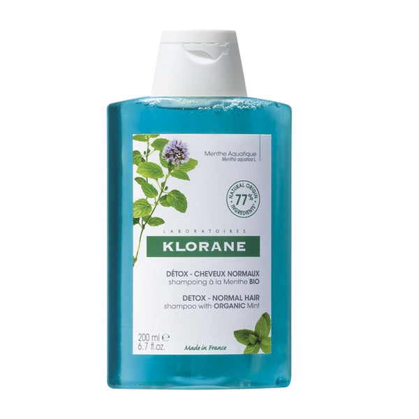 Klorane Menta Acuática Detox Champú 200 ml