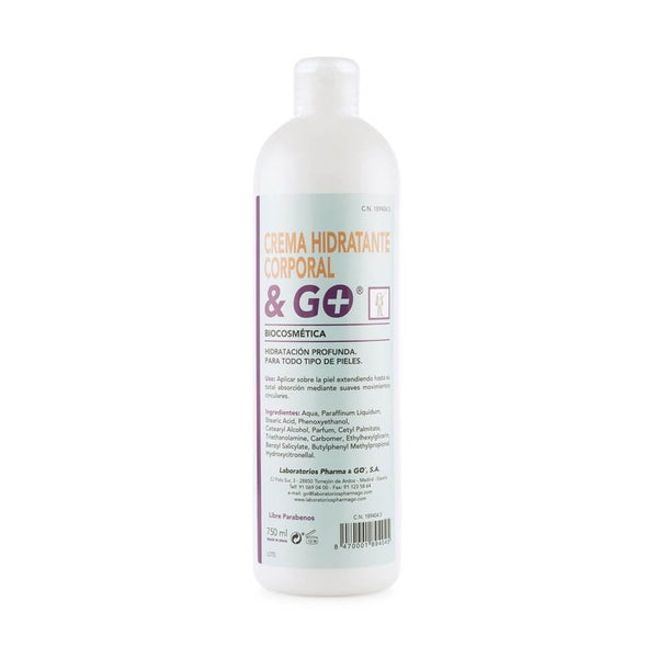 Pharma & Go Crema Hidratante Corporal & Go 750 ml