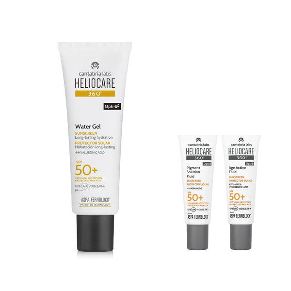 Heliocare 360° Spf 50+ Water Gel 50 ml + Regalo Protector Age Fluid y Pigment Fluid 3 ml