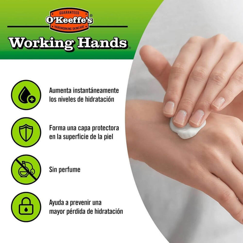 Okeefees Working Hands Crema Manos Tarro 96 gr