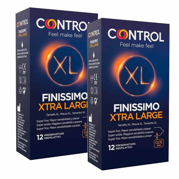 Control Finissimo Xtra Large Preservativos 12 Unidades Duplo