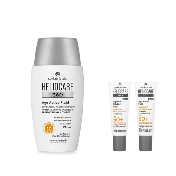 Heliocare 360° Spf 50+ Age Active Fluid 50 ml + Regalo Protector Age Fluid y Pigment Fluid 3 ml