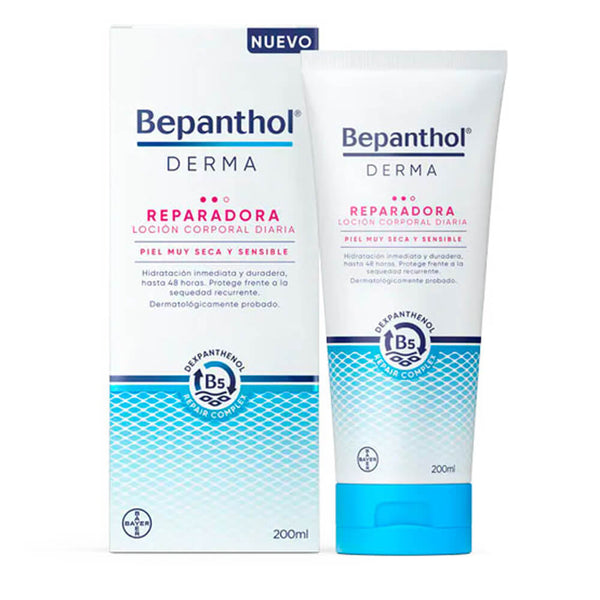 Bepanthol Derma Reparadora Loción Corporal Diaria 1 Envase 200 ml