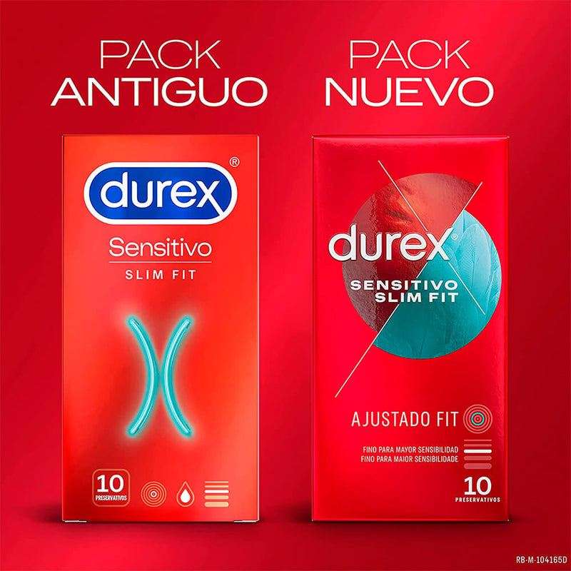 Durex Preservativos Sensitivo Slim Fit 10 U