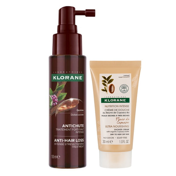Klorane Quinina Y Edelweiss Bio Sérum Anticaída 100 ml + Regalo Crema  De Ducha 30 ml