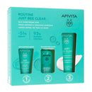 Apivita Just Bee Clear Rutina De Limpieza Pack