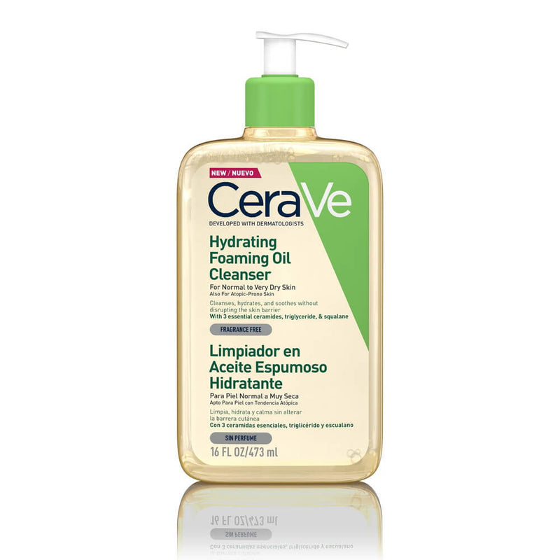 Cerave Limpiador Aceite Espumoso Hidratante 473 ml