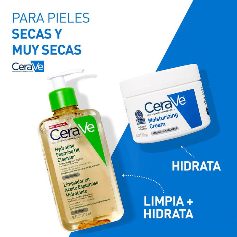 Cerave Limpiador Aceite Espumoso Hidratante 473 ml