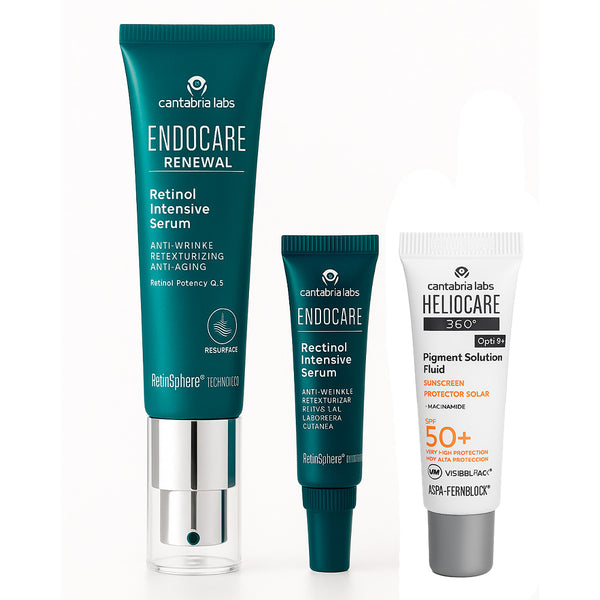 Cantabria Endocare Renewal Retinol Intensive Sérum 30 ml + Regalo Renewal Intensive Sérum 3 ml Y Pigment Solution Fluid Spf50+ 3 ml