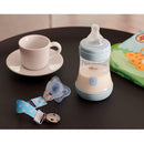 Chicco Set Regalo Lovely Baby Boy Perfect5 Biberon + Chupete Azul + Cadenita