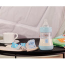 Chicco Set Regalo Lovely Baby Boy Perfect5 Biberon + Chupete Azul + Cadenita