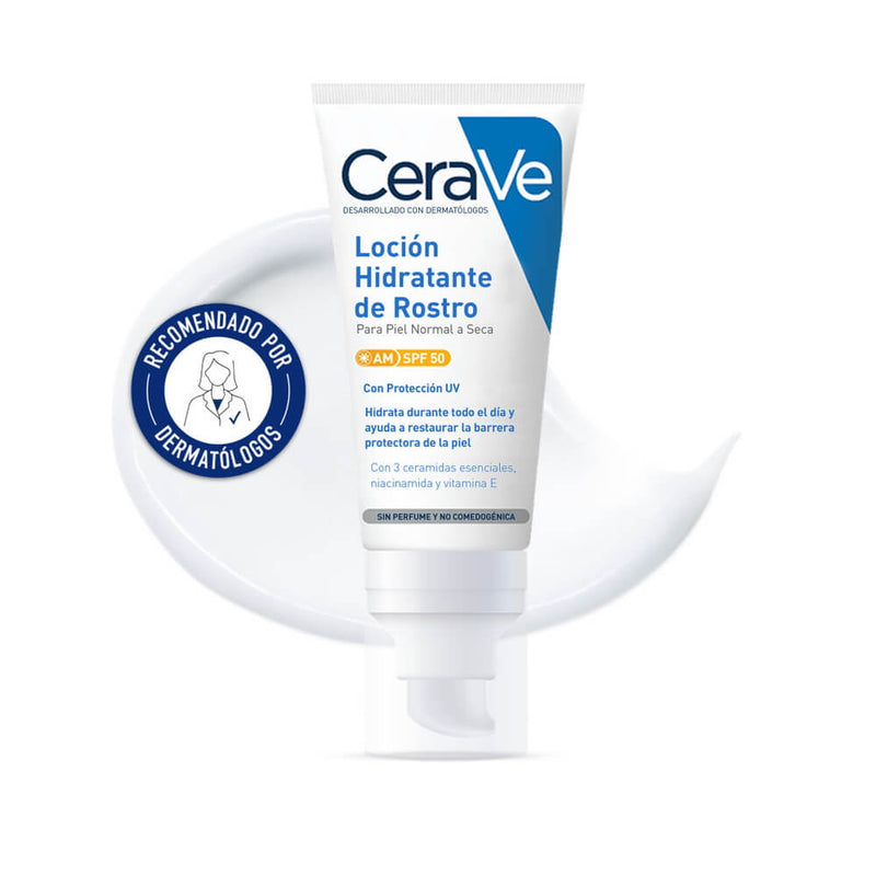 Cerave Loción Hidratante Piel N/S Am Spf50 52 ml