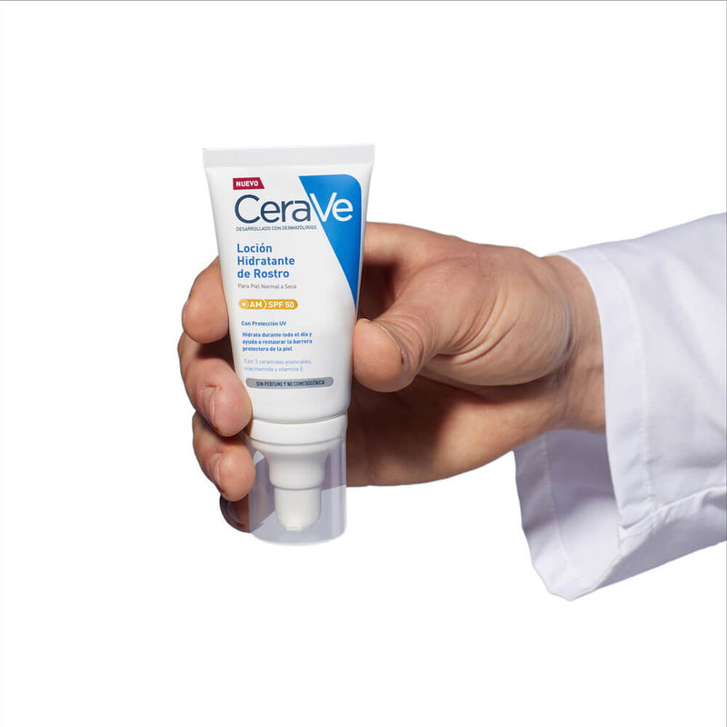 Cerave Loción Hidratante Piel N/S Am Spf50 52 ml