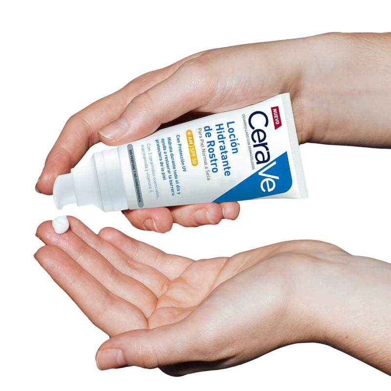 Cerave Loción Hidratante Piel N/S Am Spf50 52 ml