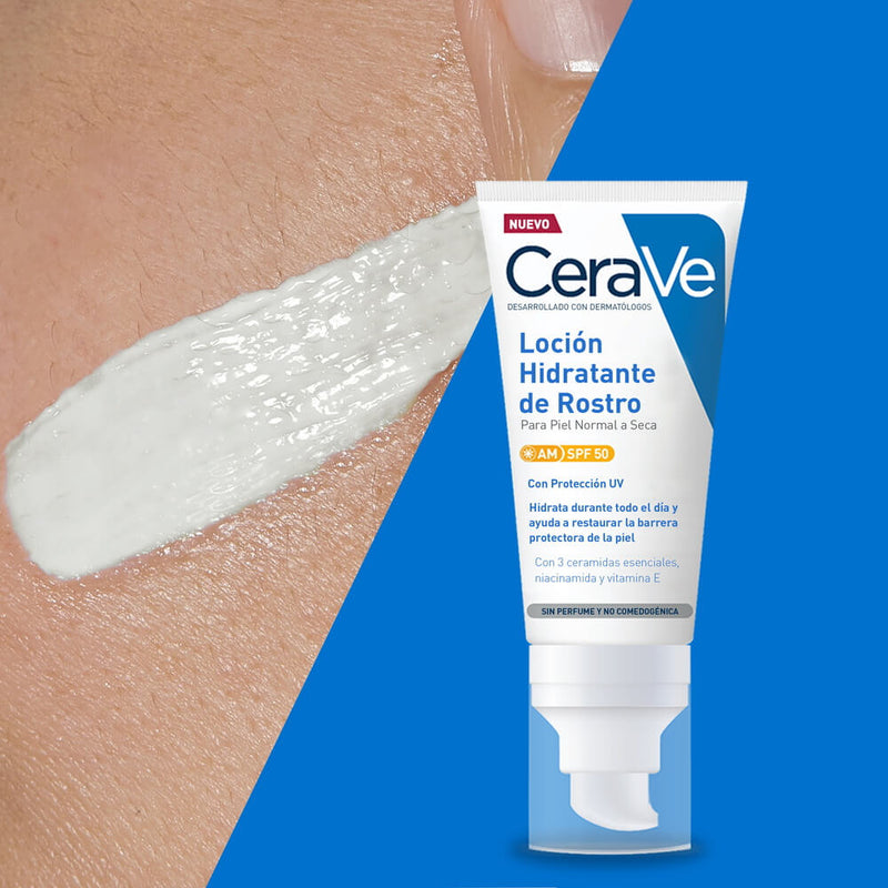 Cerave Loción Hidratante Piel N/S Am Spf50 52 ml