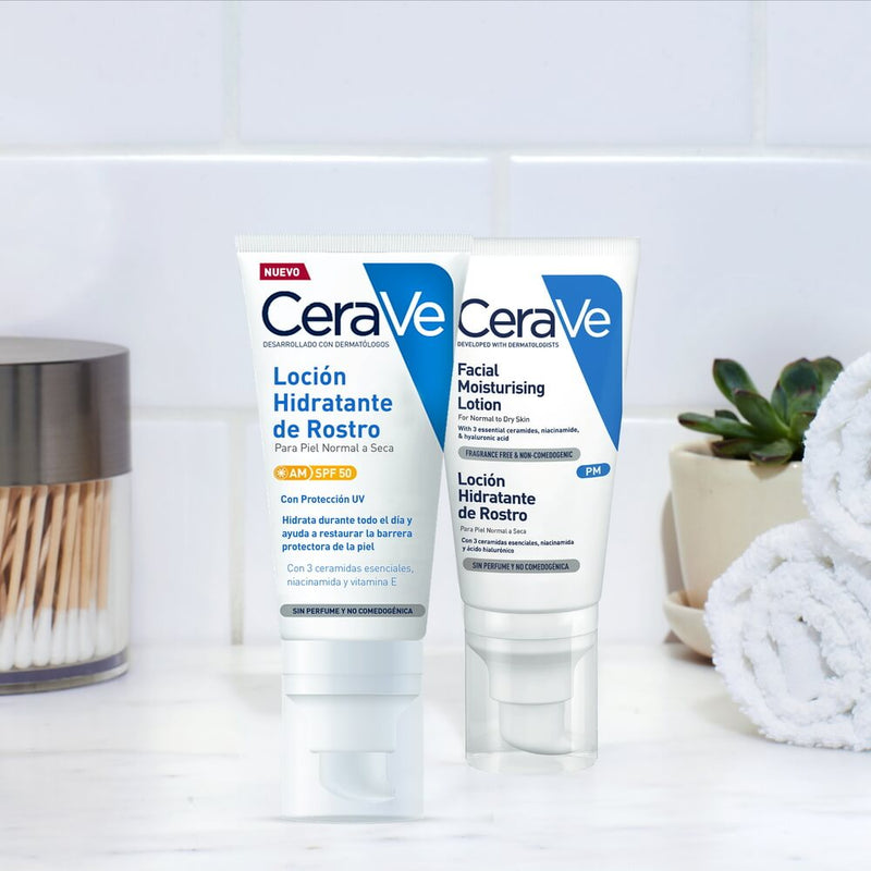 Cerave Loción Hidratante Piel N/S Am Spf50 52 ml
