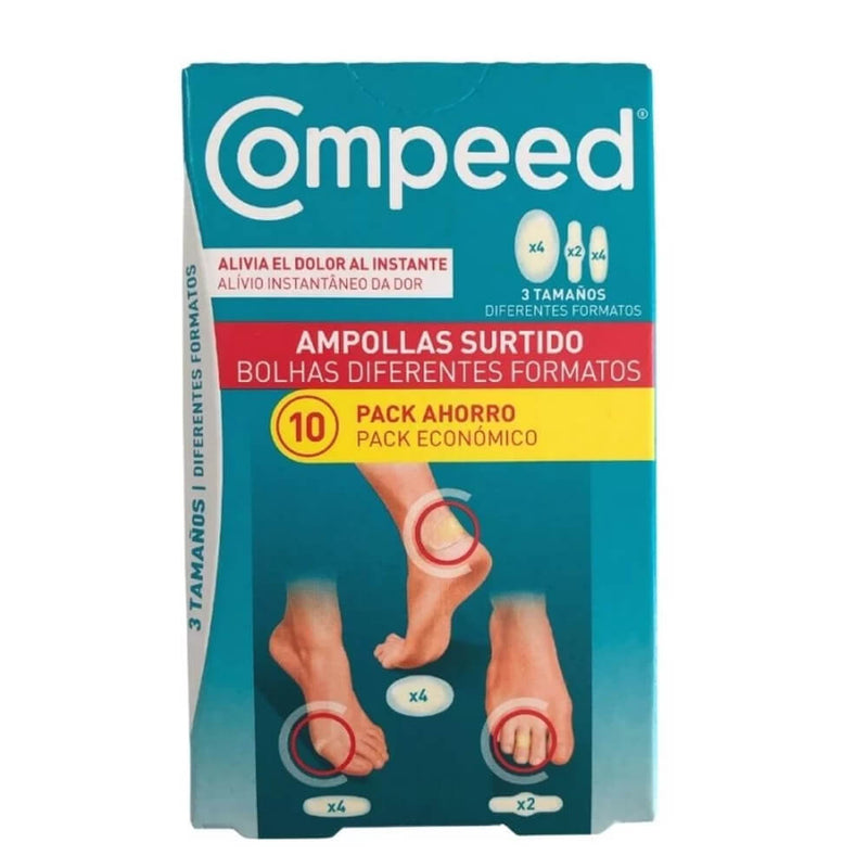 Compeed Ampollas Surtido 3 Tamaños 10 Unidades Pack Ahorro