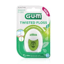 Gum Twisted Floss Seda Con Cera 30M Sabor Te Verde Y Menta