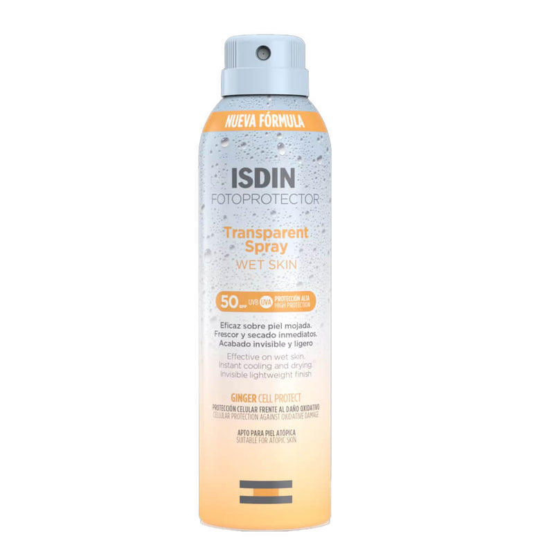 Isdin Fotoprotector Transparent Spray Wet Skin Spf50 1 Envase 100 ml