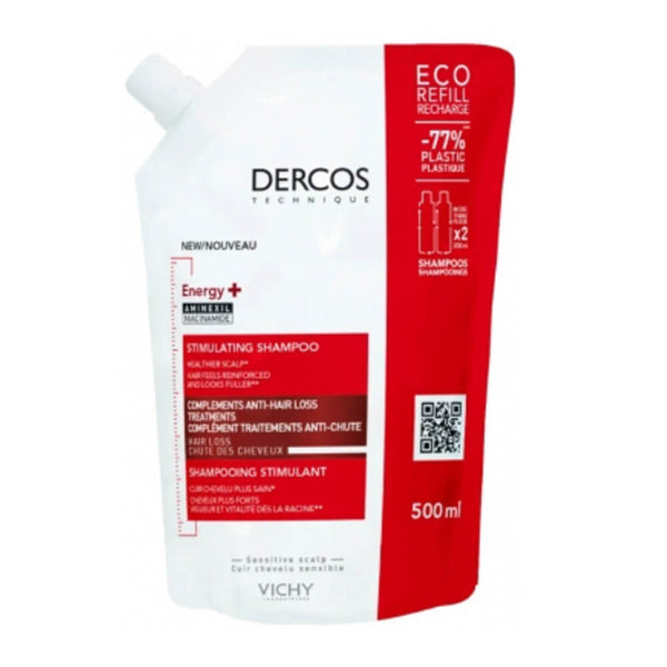 Vichy Dercos Champú Estimulante 500 ml Ecopack