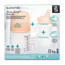 Suavinex Zero Zero Set Iniciación Biberón Anticólico Tetina Silicona 180 ml