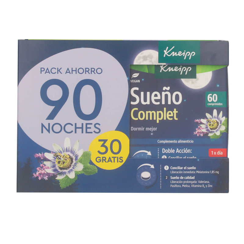 Kneipp Sueño Complet 60 Comprimidos + Regalo 30 Noches