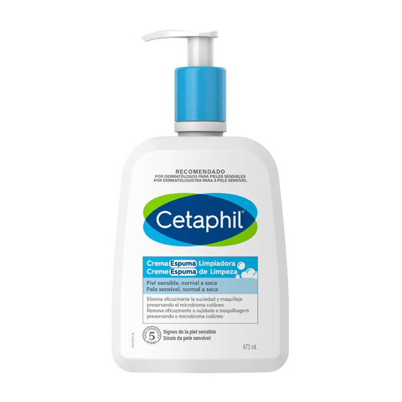 Cetaphil Crema Espuma Limpiadora 473 ml+ Regalo Gel Corporal 30 ml