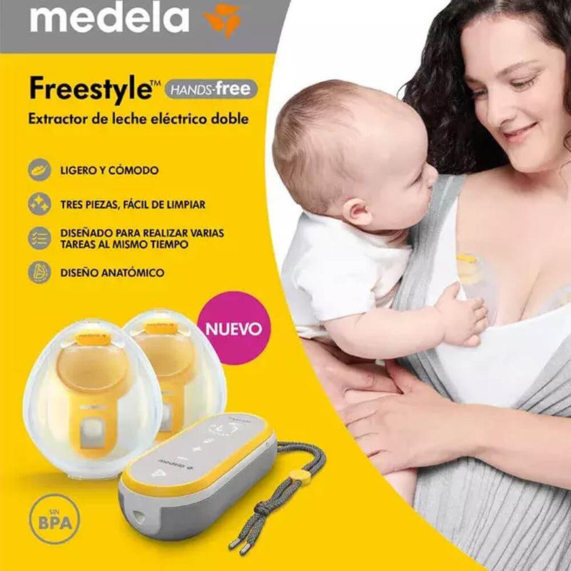 Medela Saca Leches Eléctrico Doble Freestyle Hands-Free
