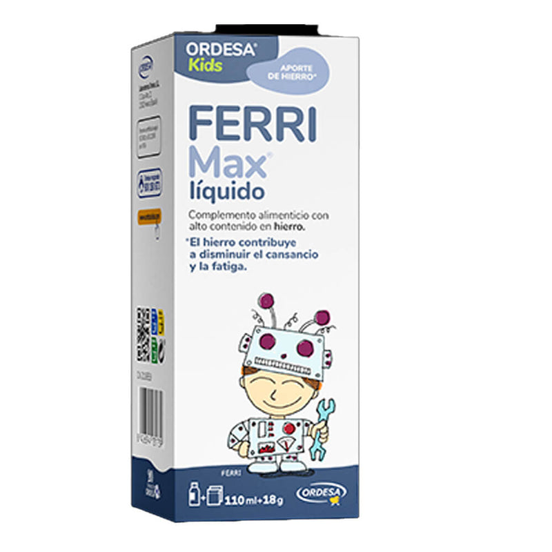 Ferrimax Kids Solución Oral 110Ml + 18g (Sobre)