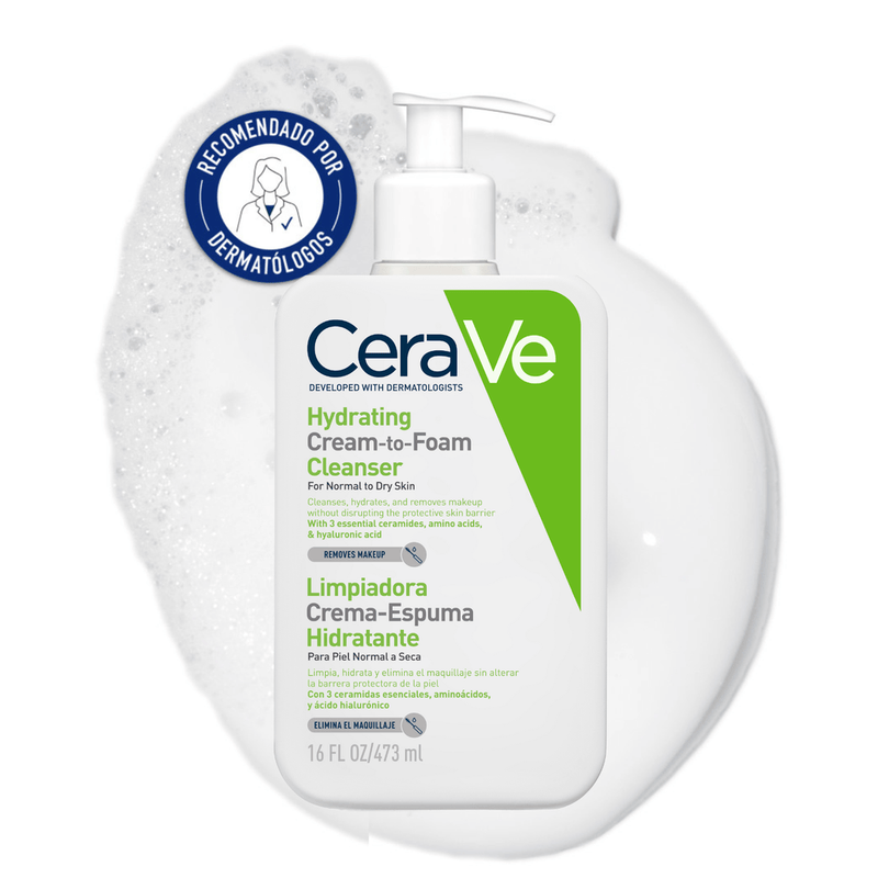 Cerave Limpiador Crema Hidratante Espumosa 473 ml