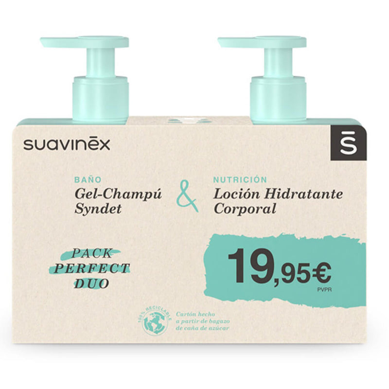 Suavinex Loción Hidratante + Gel Champú Syndet 500 ml